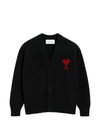 Ami Paris Men Ami De Coeur Wool Cardigan