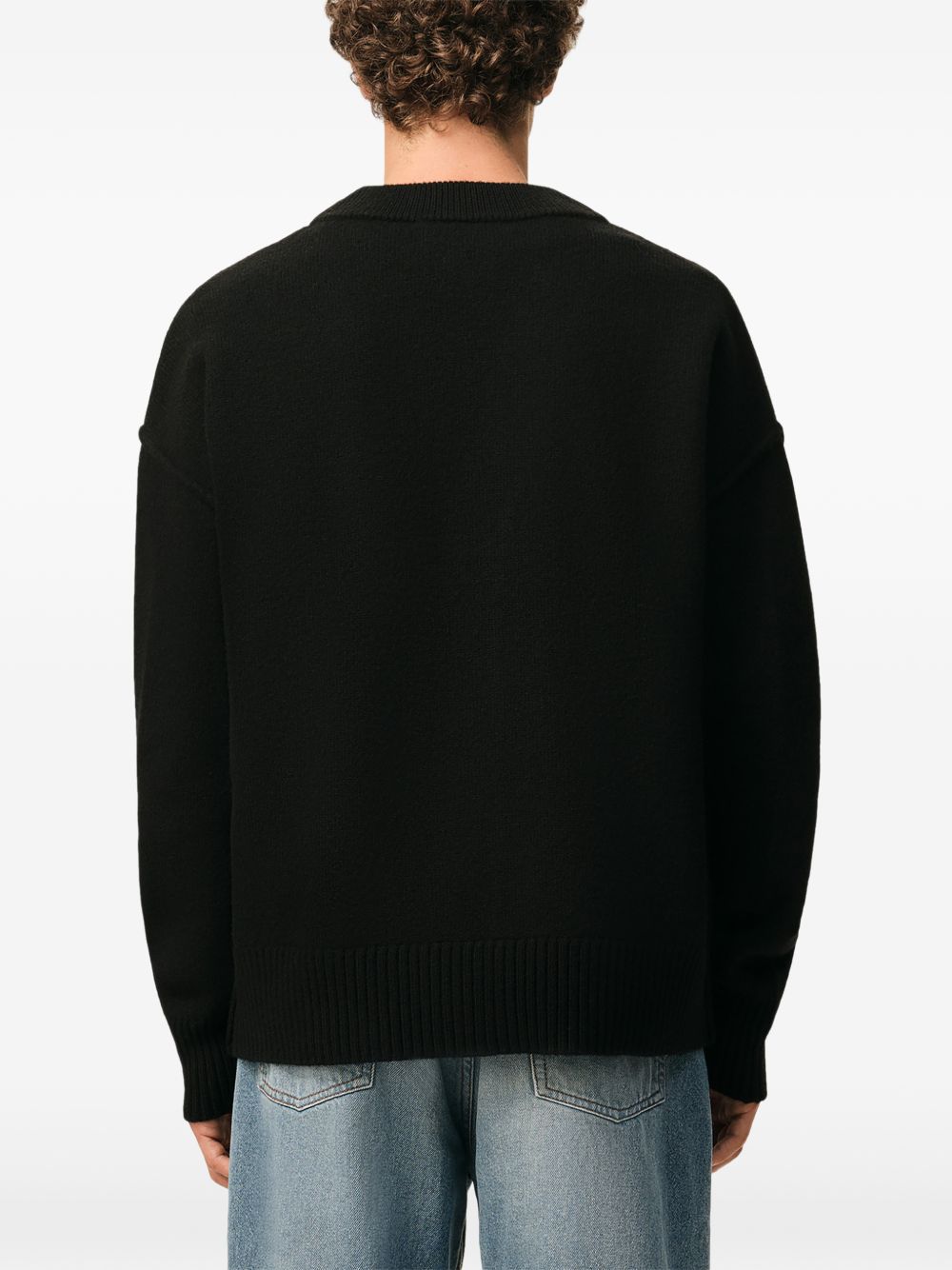 Ami Paris Men Ami De Coeur Wool Cardigan