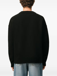 Ami Paris Men Ami De Coeur Wool Cardigan