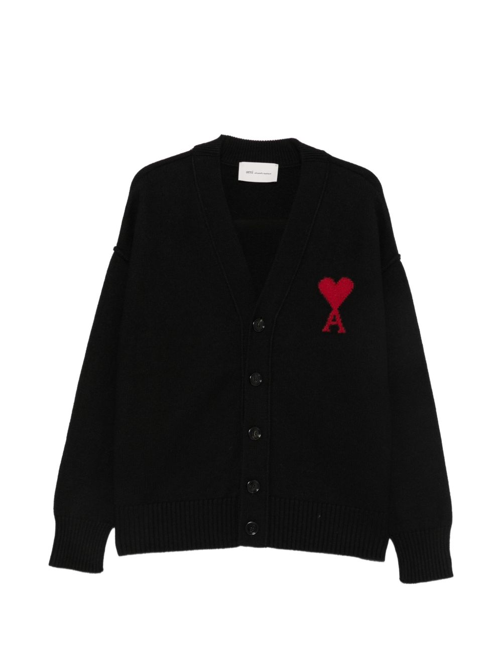 Ami Paris Women Ami De Coeur Wool Cardigan