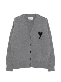 AMI PARIS Ami Paris Women Ami De Coeur Wool Cardigan