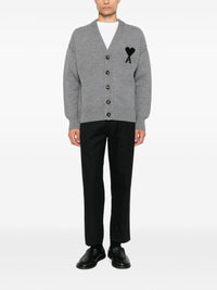AMI PARIS Ami Paris Women Ami De Coeur Wool Cardigan