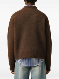 Ami Paris Men Ami De Coeur Wool Crewneck Sweater