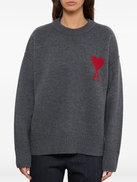 AMI PARIS Ami Paris Men Ami De Coeur Wool Crewneck Sweater