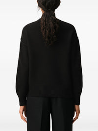 Ami Paris Women Ami De Coeur Wool Crewneck Sweater