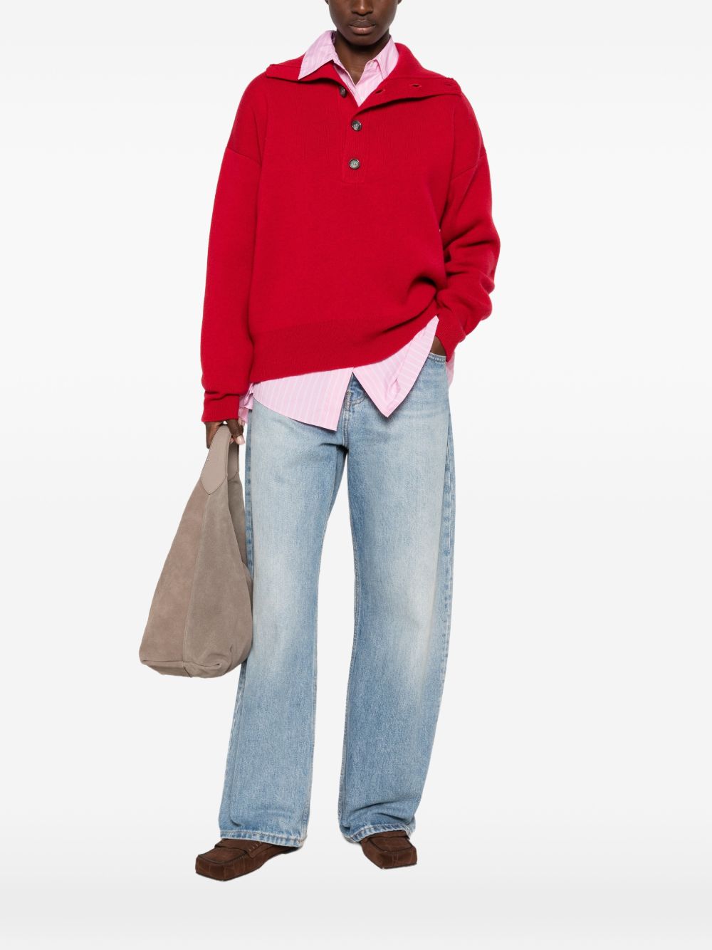 Ami Paris Women Wool Turtle-Neck Sweater