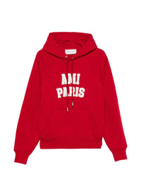Ami Paris Women Logo Cotton Hoodie