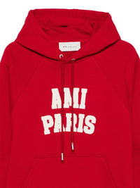Ami Paris Women Logo Cotton Hoodie