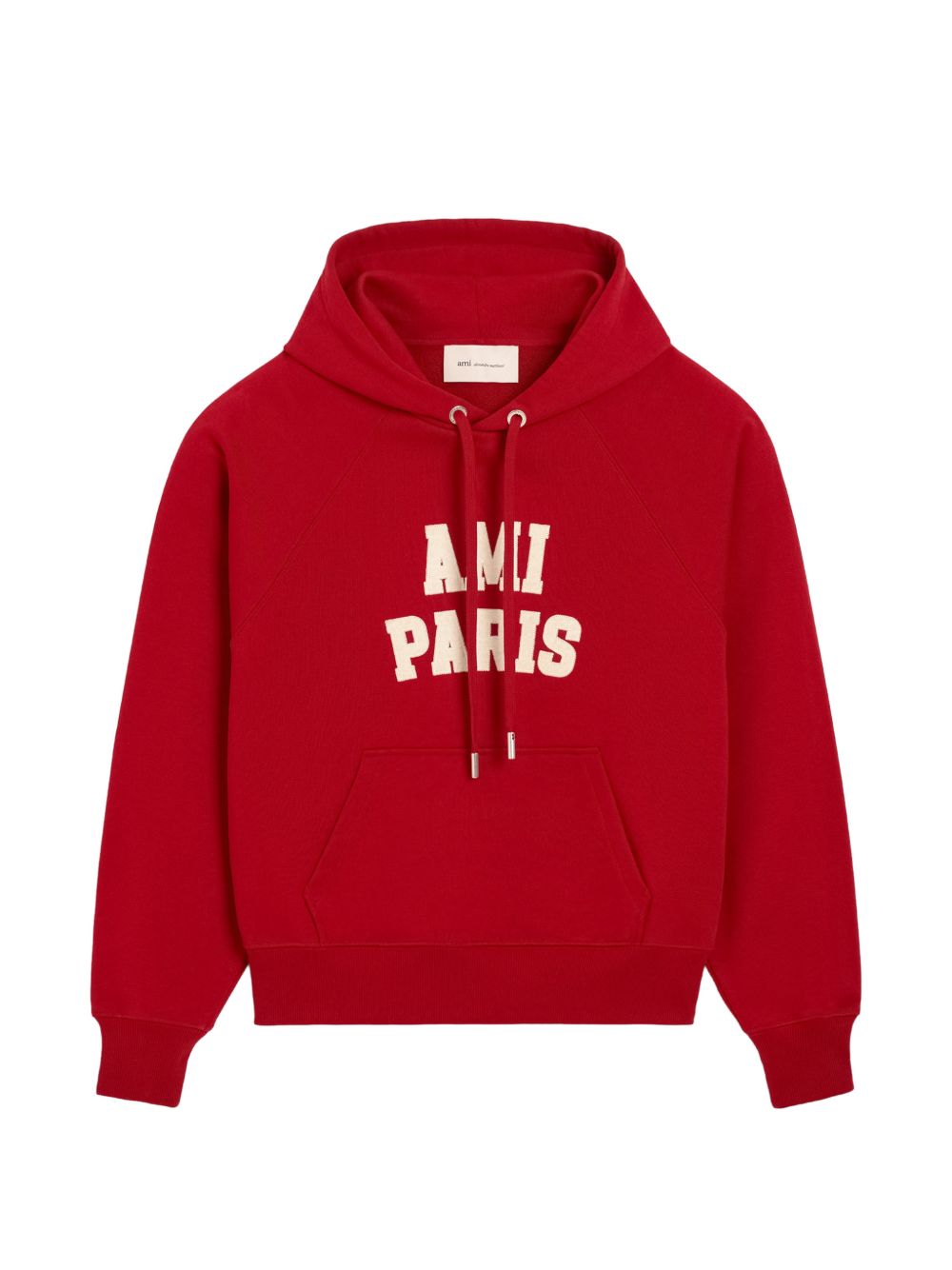 Ami Paris Men Logo Cotton Hoodie