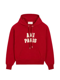 Ami Paris Men Logo Cotton Hoodie