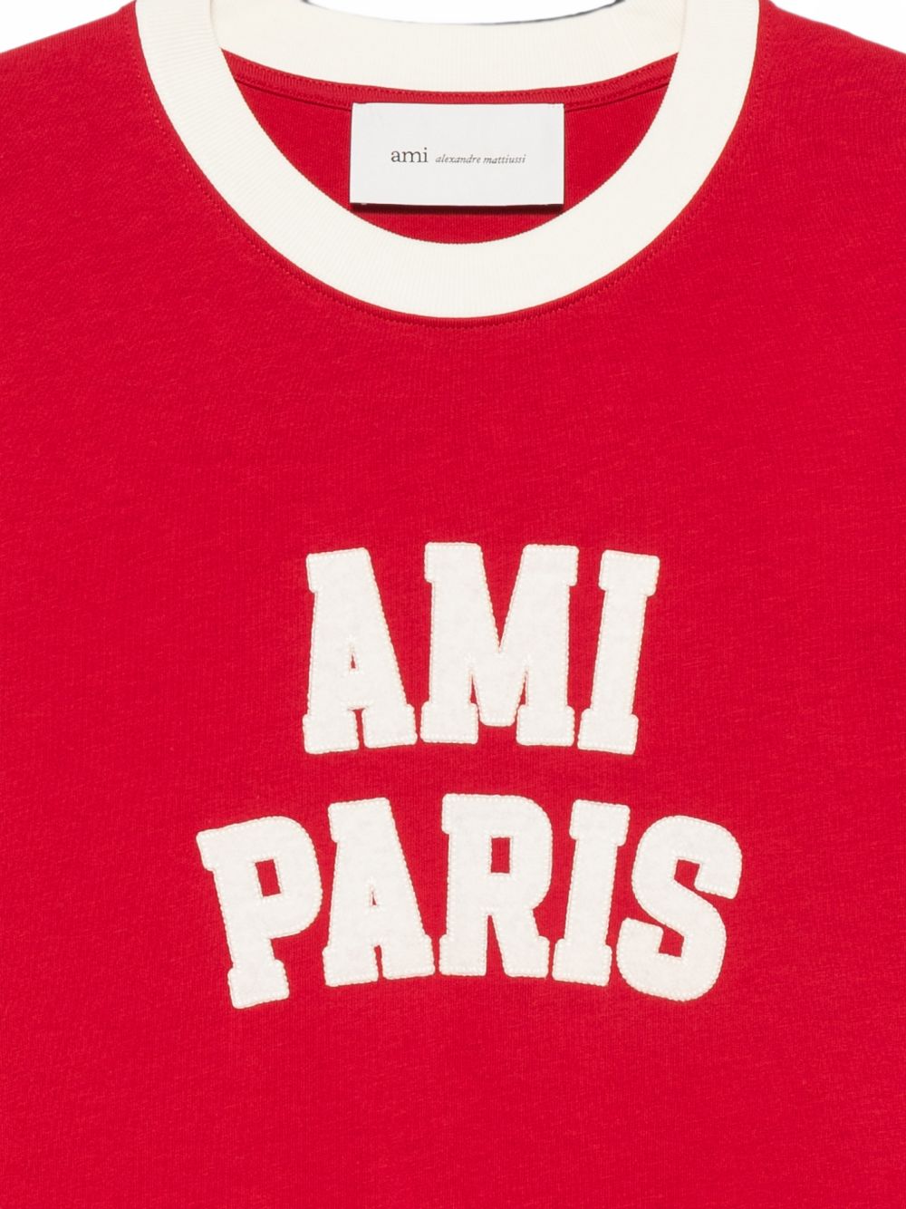 AMI PARIS Ami Paris Women Logo Cotton T-Shirt