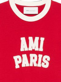 AMI PARIS Ami Paris Women Logo Cotton T-Shirt