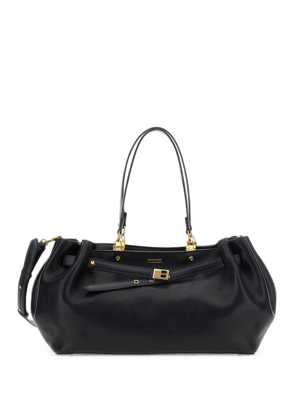 Balenciaga Women Fan Medium Leather Tote Bag