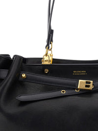 Balenciaga Women Fan Medium Leather Tote Bag