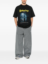 Balenciaga Men The Address Cotton T-Shirt