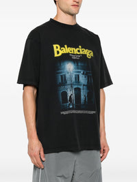 Balenciaga Men The Address Cotton T-Shirt