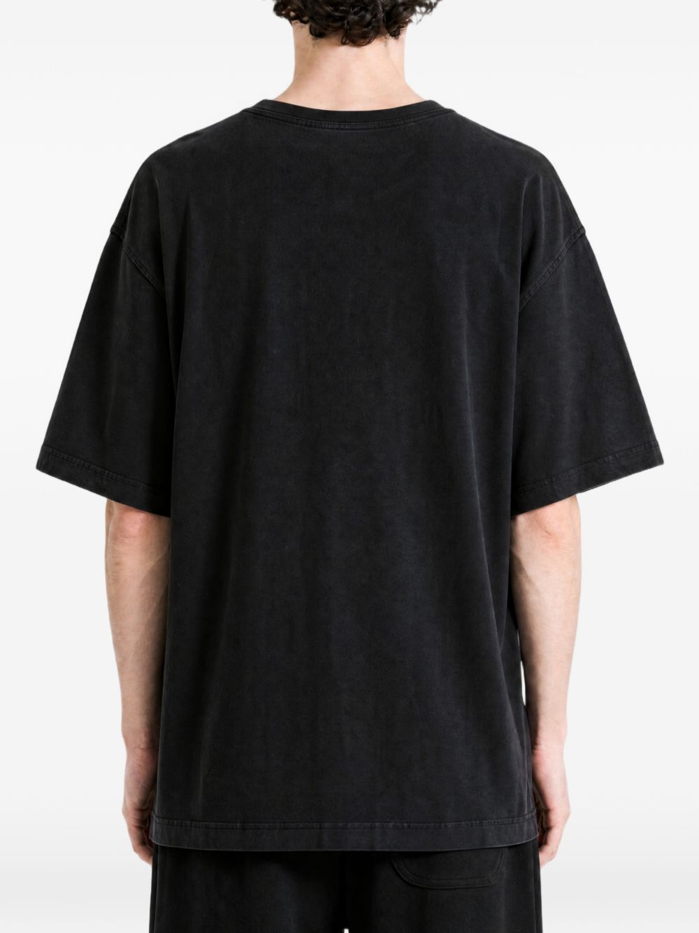 Balenciaga Men Printed Cotton T-Shirt