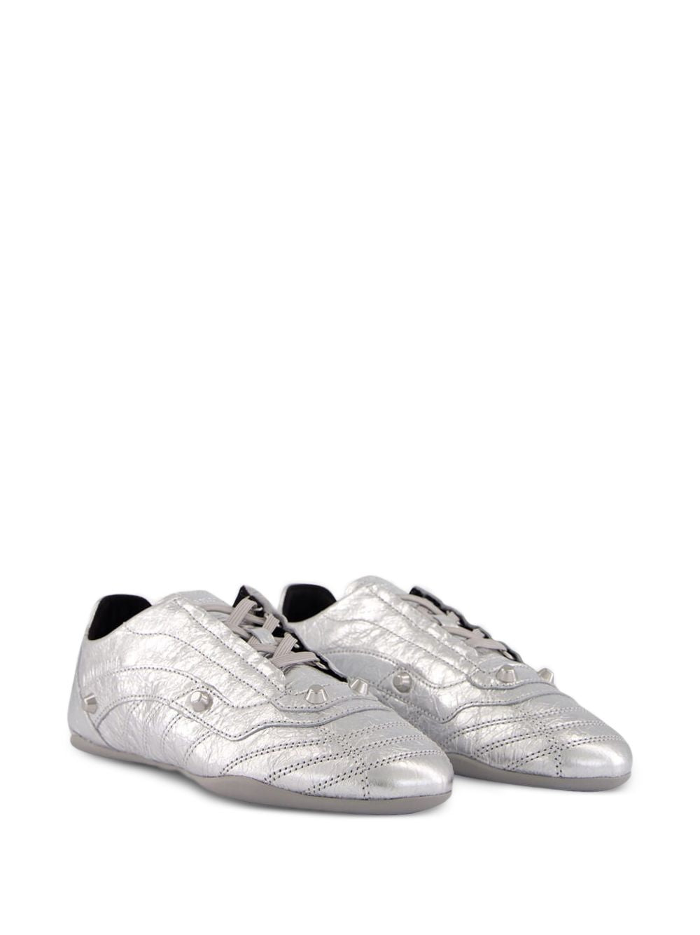 Balenciaga Women City Leather Sneakers