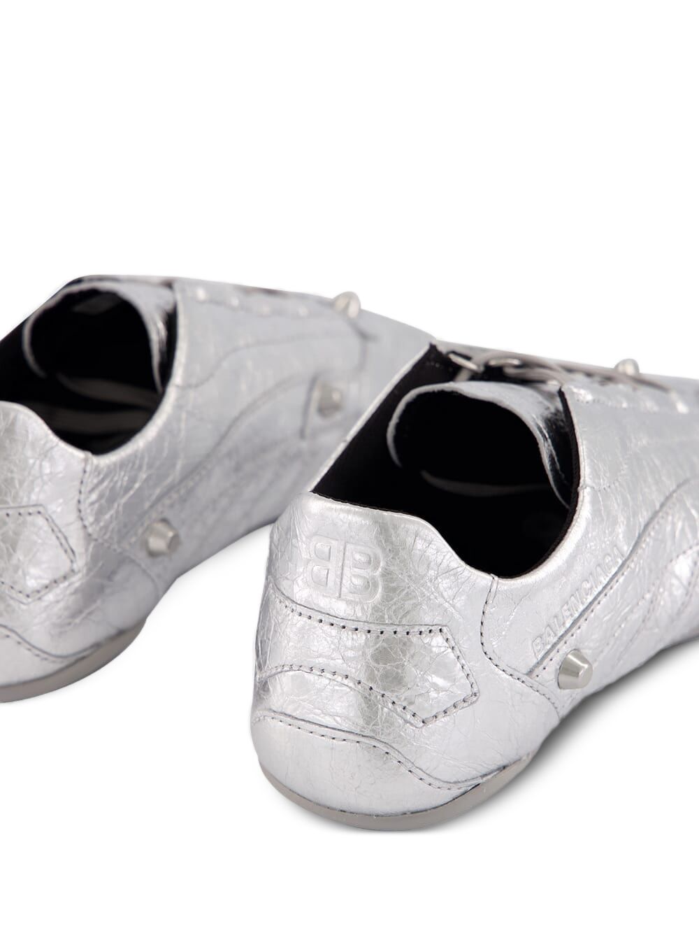 Balenciaga Women City Leather Sneakers