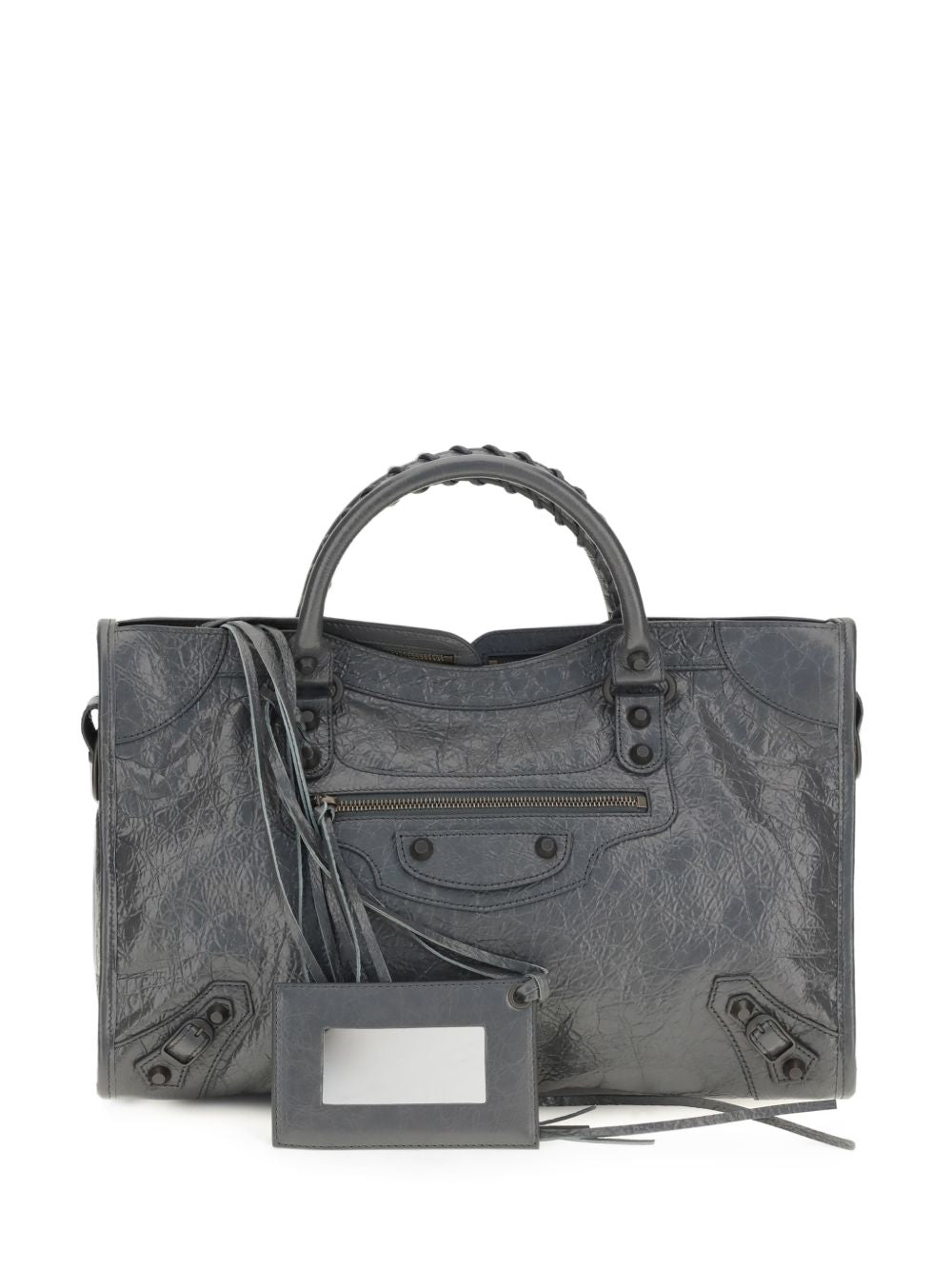 Balenciaga Women Le City Medium Leather Handbag