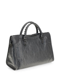 Balenciaga Women Le City Medium Leather Handbag