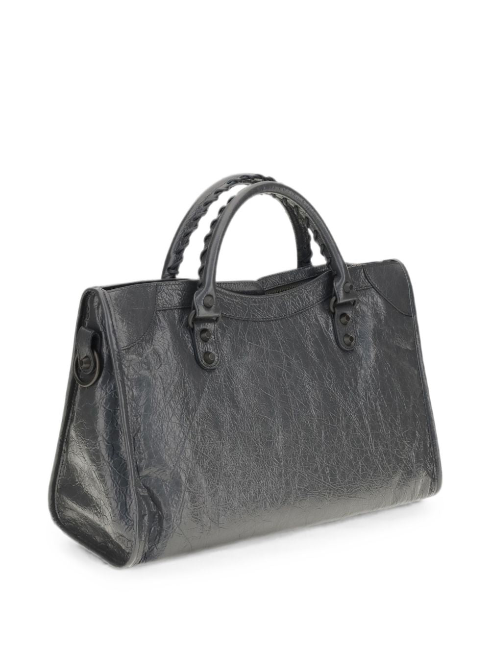 Balenciaga Women Le City Medium Leather Handbag