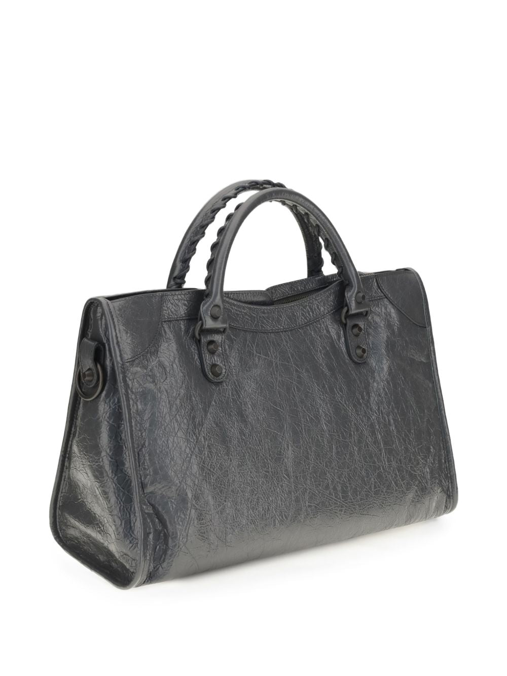 Balenciaga Women Le City Medium Leather Handbag