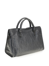 Balenciaga Women Le City Medium Leather Handbag