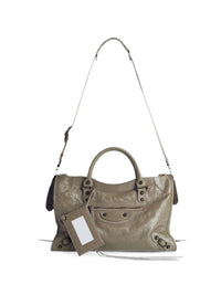 Balenciaga Women Le City Medium Leather Handbag