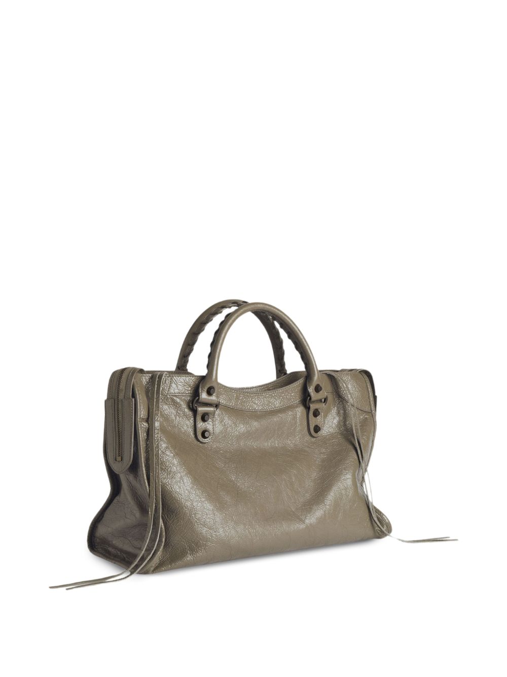 Balenciaga Women Le City Medium Leather Handbag