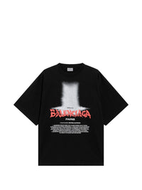 Balenciaga Women Printed Cotton T-Shirt