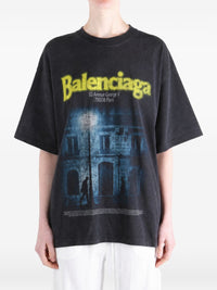 BALENCIAGA Balenciaga Women Printed Cotton T-Shirt