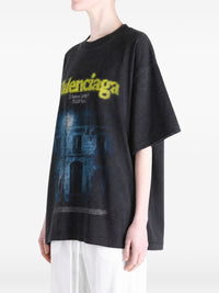 BALENCIAGA Balenciaga Women Printed Cotton T-Shirt