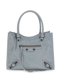 Balenciaga Women Le City Mini Leather Tote