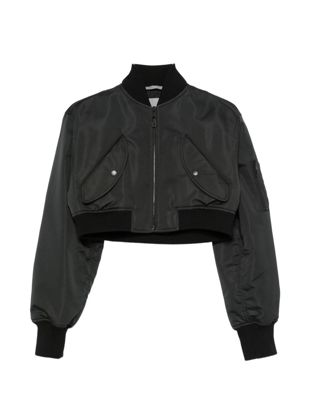 Balenciaga Women Cropped Bomber Jacket