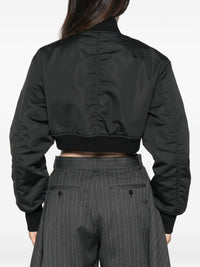 Balenciaga Women Cropped Bomber Jacket