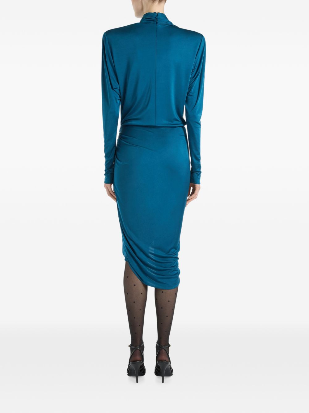 Balmain Women Draped Midi Dress
