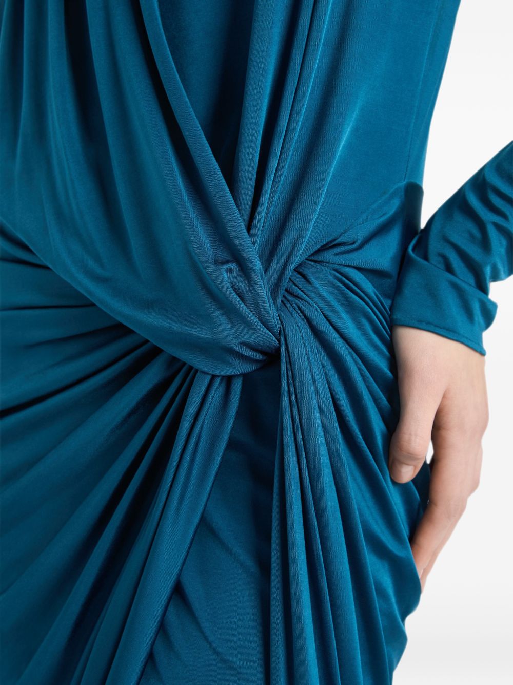 Balmain Women Draped Midi Dress