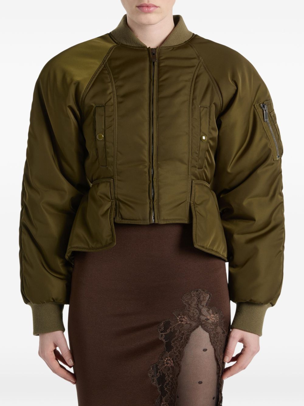 BALMAIN Balmain Women Nylon Bomber Jacket