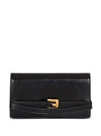 BALMAIN Balmain Women Shuffle Leather Wallet On Chain