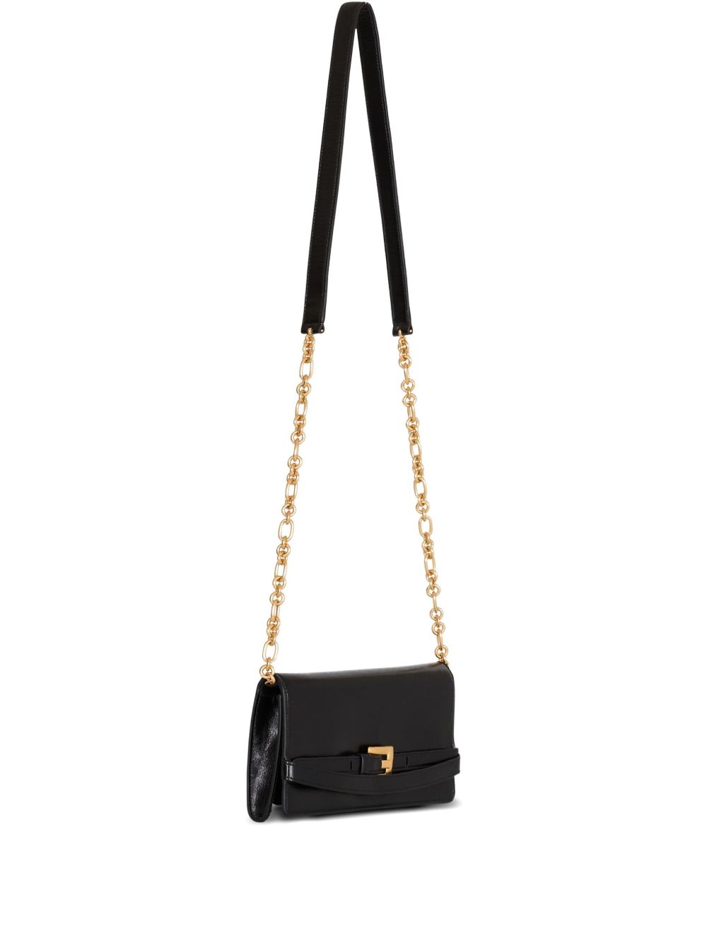 BALMAIN Balmain Women Shuffle Leather Wallet On Chain