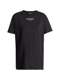 Balmain Women Logo Cotton T-Shirt