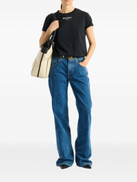 Balmain Women Logo Cotton T-Shirt