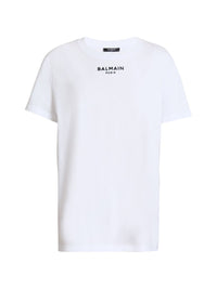 Balmain Women Logo Cotton T-Shirt