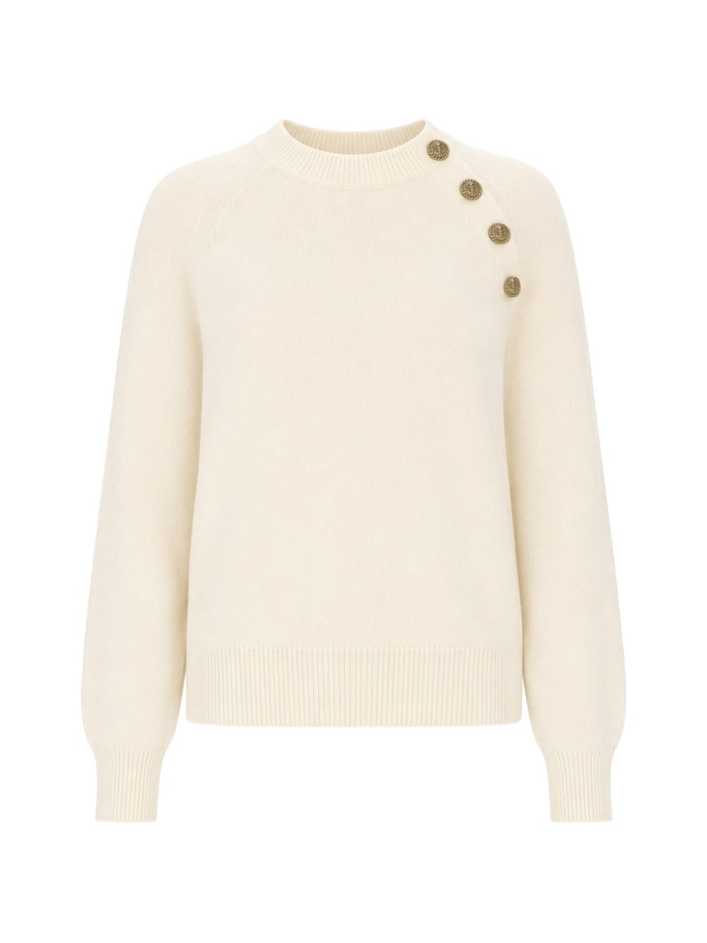 Balmain Women Cashmere Crewneck Sweater