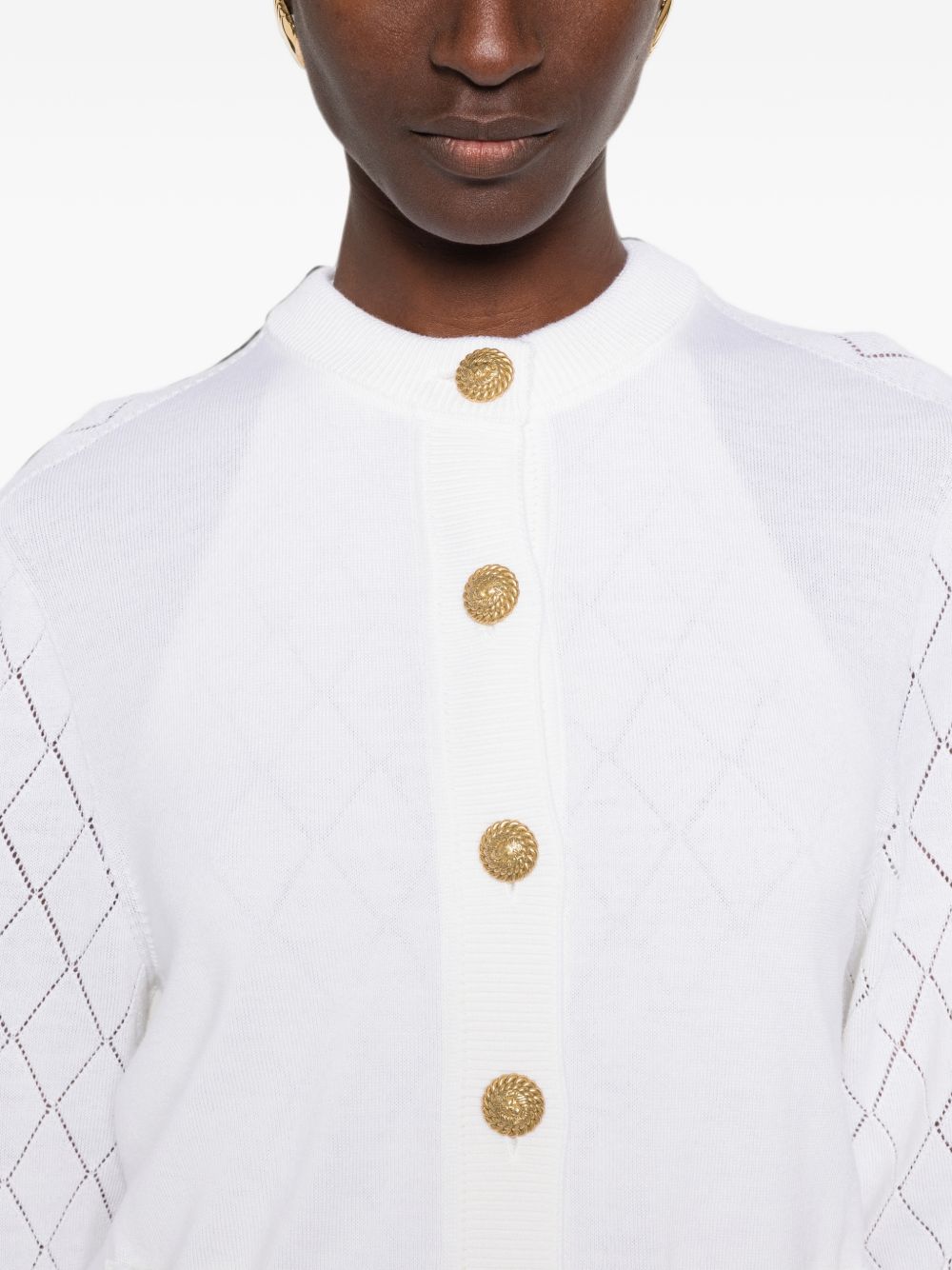 Balmain Women Wool Cardigan