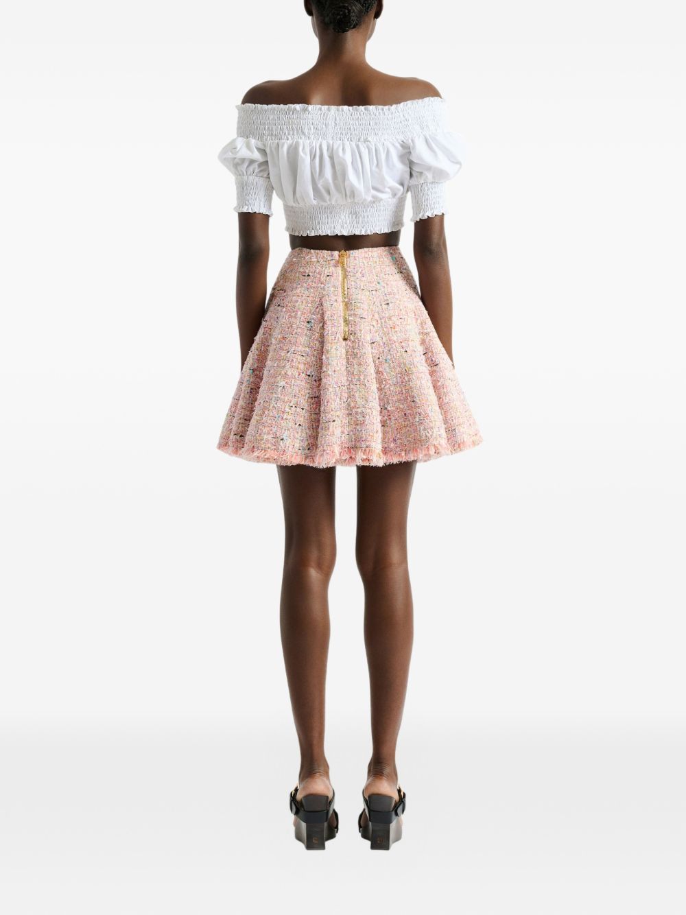 BALMAIN Balmain Women Tweed Mini Skirt