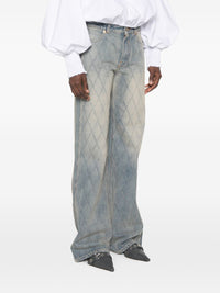 Balmain Women Denim Cotton Jeans