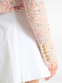 Balmain Women Tweed Cropped Jacket