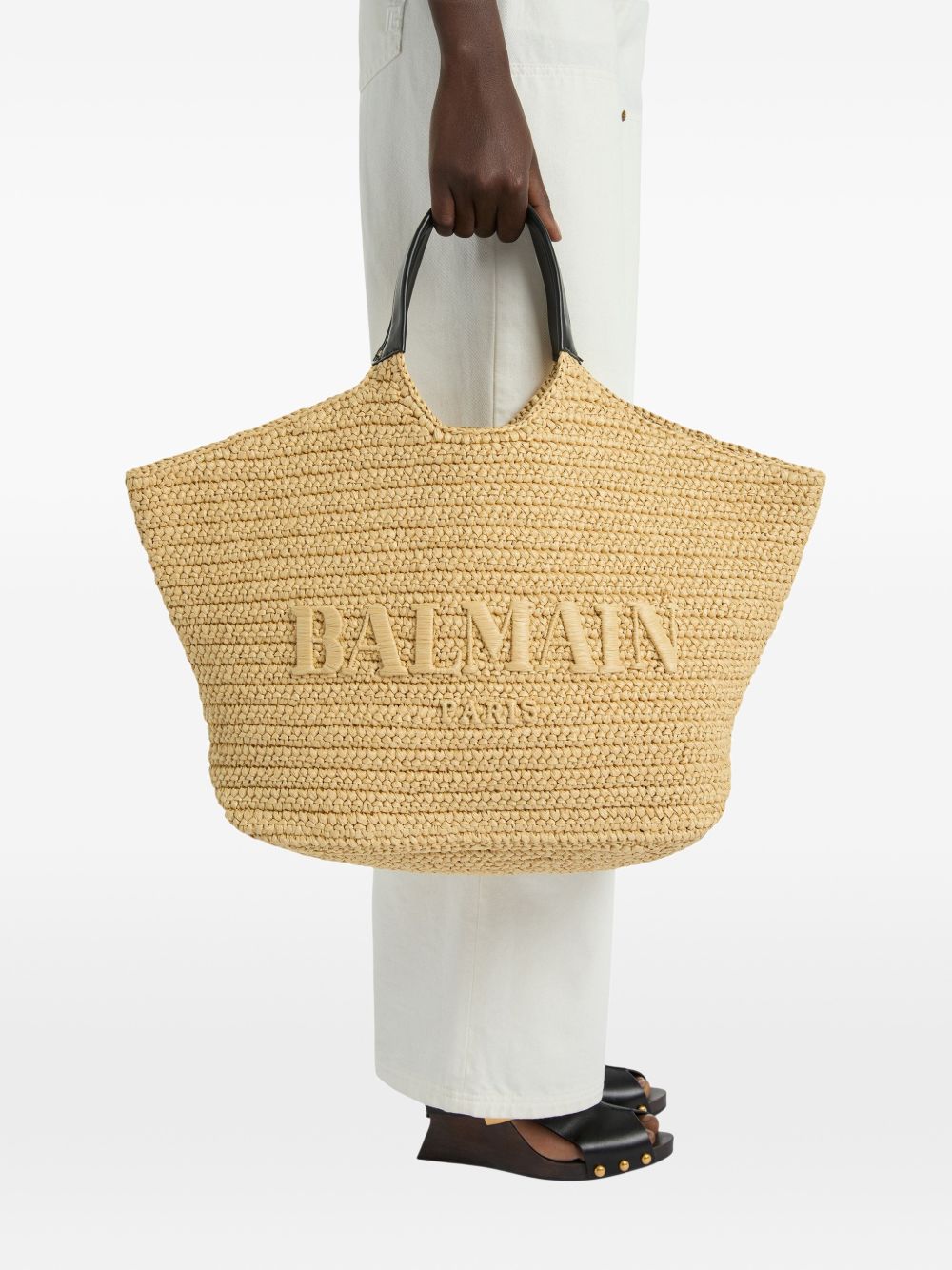 BALMAIN Balmain Women Large Crochet Tote Bag